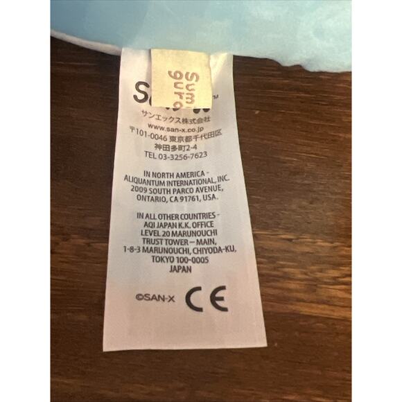 San-X, Sanrio Sumikkogurashi Plushie - Sea Animal Series - Whale Shark Tokage 6” - Picture 6 of 6